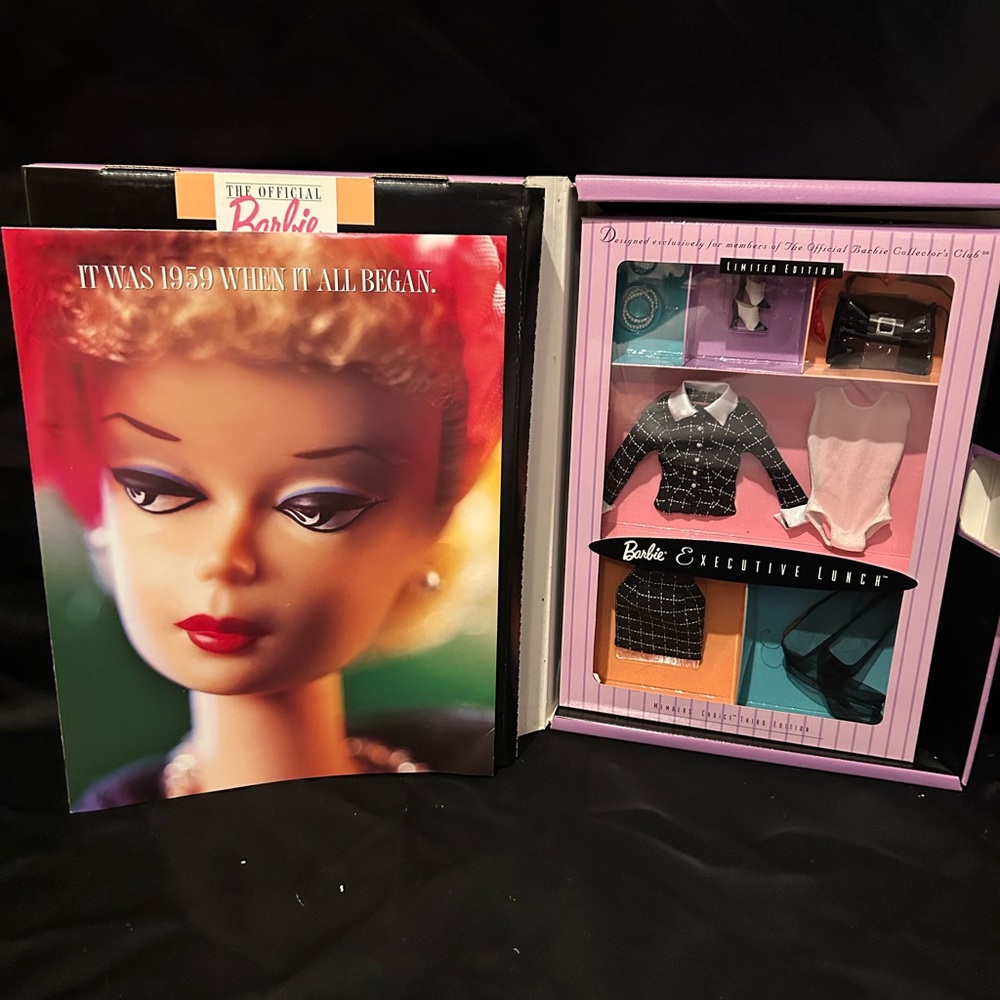 Barbie Signature Black and Pink Fashion Set